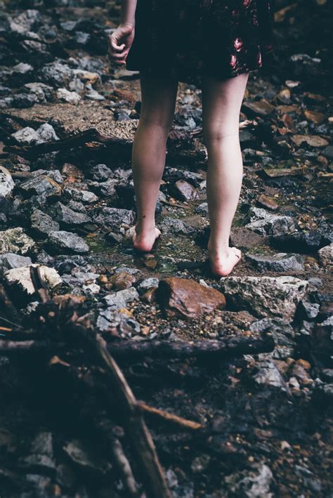 Free Images Hand Rock Winter Girl Photography Feet Leg Model