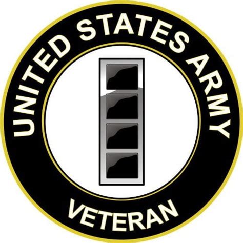 Magnet 55 Us Army Chief Warrant Officer 4 Veteran Decal Magnetic