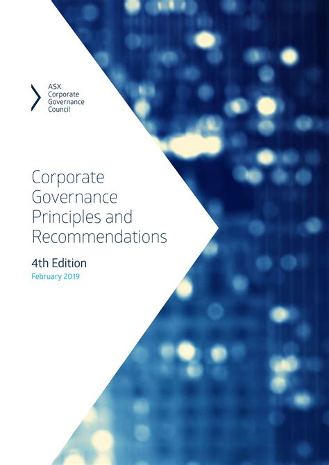 Corporate Governance Principles And Recommendations 4th Edition Altiorem