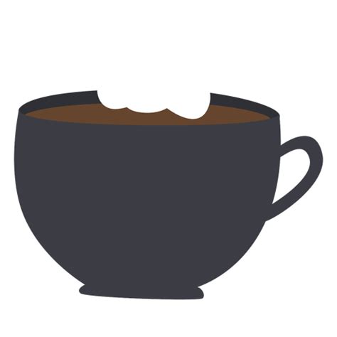 Tasse Kaffee Schlagsahne Flach Png Und Svg Design Für T Shirts