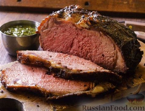 Рецепт: Говядина с розмарином, приготовленная на гриле на RussianFood.com