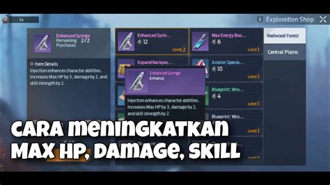 Cara Meningkatkan Max Hp Damage Dan Skill Undawn Indonesia Youtube