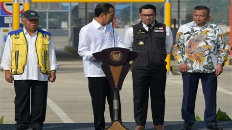 Presiden Resmikan Jalan Tol Bocimi Seksi Ii Di Sukabumi