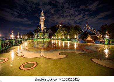 Background Thailands Chonburi Religious Attractions Wat Stock Photo