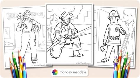 20 Firefighter Coloring Pages (Free PDF Printables)