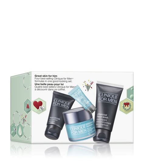 Clinique Clinique Great Skin For Him Mens Skincare T Set Harrods Uk