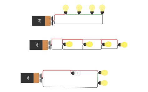 Circuit Design Conexiones Serie Paralelo Y Mixto Tinkercad