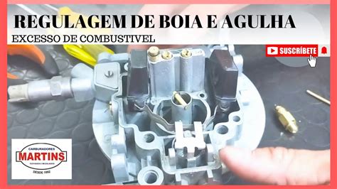 Regulagem De Boia E Agulha Carburador TLDZ TLDF Volks Fiat Excesso