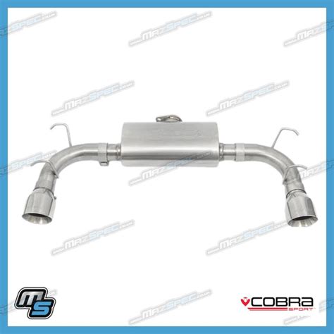 Cobra Sport Louder Race Type Rear Performance Exhaust Mazda Mx5 Mk3 Mazspec