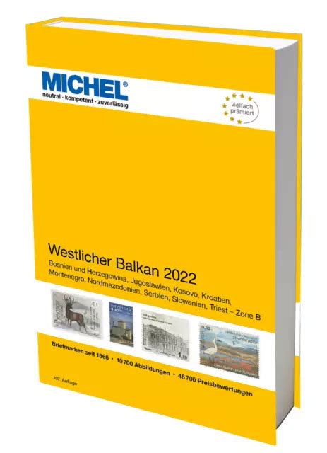 Michel Stamp Catalogue Europe Western Balkans New