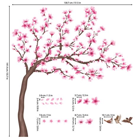 Cherry Blossom Tree Wall Stickers – DECOWALL