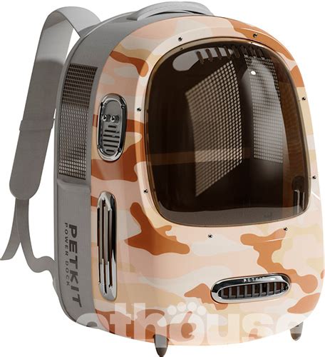Petkit Рюкзак-переноска Breezy2 Smart Cat Carrier Desert Camo для котів ...