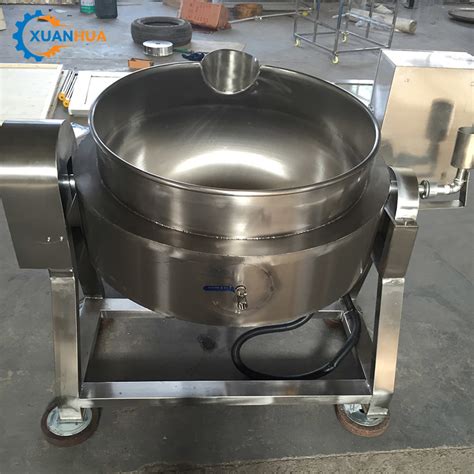 Chinese Boiler Tilting Boiling Pan Sugar Melter Planetary Mixer Sugar