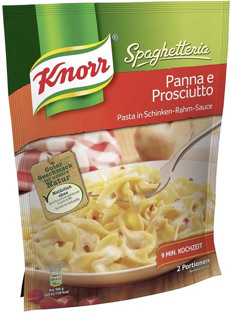 Knorr Spaghetteria Panna E Prosciutto Nudel Fertiggericht 2 Portionen