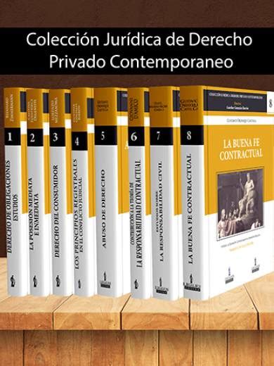 Coleccion Juridica De Derecho Privado Contemporaneo Librería Juridica Legales Libros De