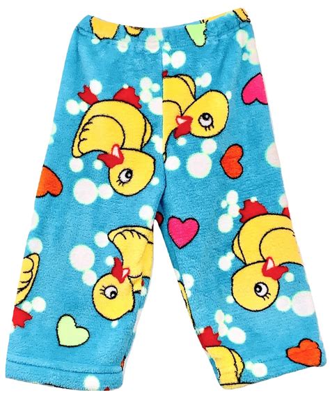 Turquoise Ducks With Bubbles Pajama Pants Made With Love And Kisses