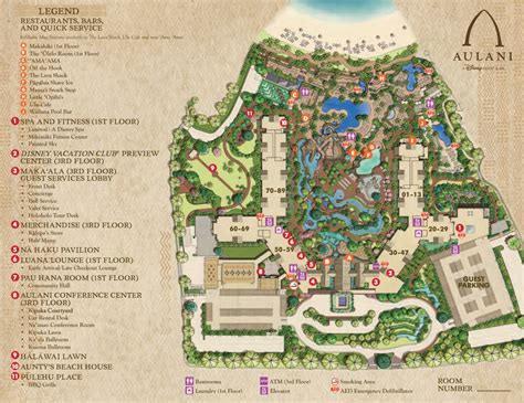 Aulani Resort Hawaii Map - Dasi Marcella