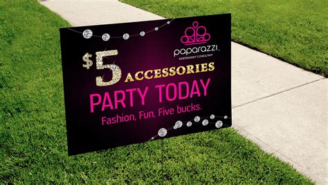 Party Today Yard Sign Digital Paparazzi Accessories Custom Crafts