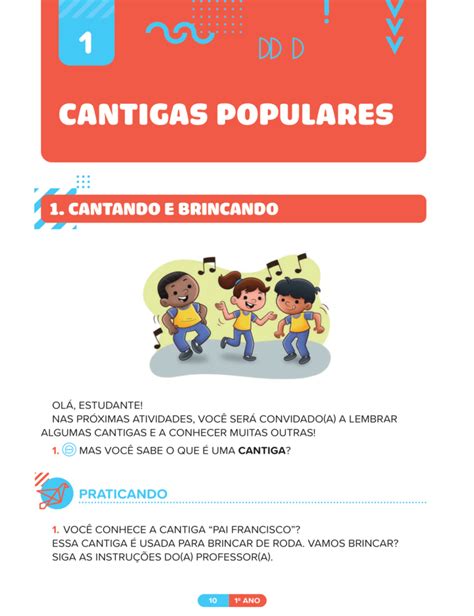 Atividades Cantigas Populares S Escola