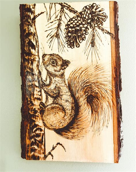 Wood Burning Art Pyrography Art Rustic Wood Burned Decor Etsy