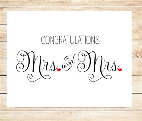 Congratulations Card With The Words Mr And Mrs In Cursive Writing On White Paper