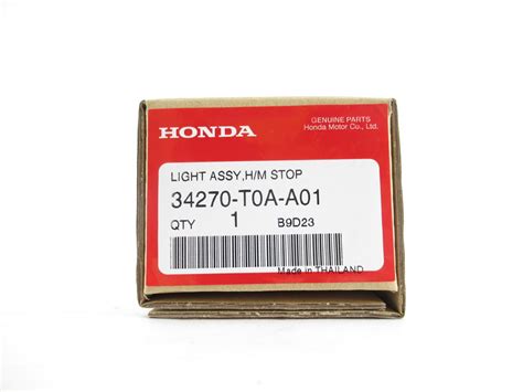 Genuine OEM Honda 34270-T0A-A01 High Mount 3rd Brake Light Lamp 2012 ...