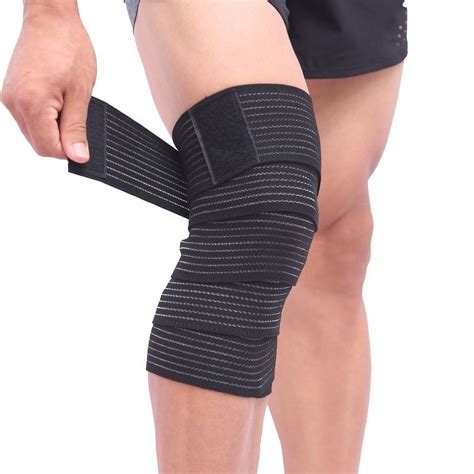 Aolikes Elastic Knee Elbow Wrist Shin Support Wrap Compression Bandage