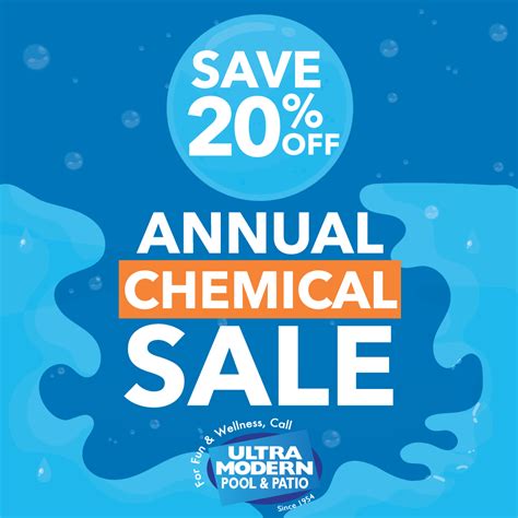 20 Off Chemical Sale