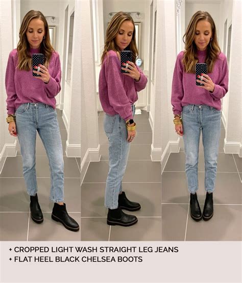 How To Wear Ankle Boots With Straight Leg Jeans Merricks Art