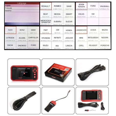 Original Launch Creader Crp System Code Reader Scanner For Eng At