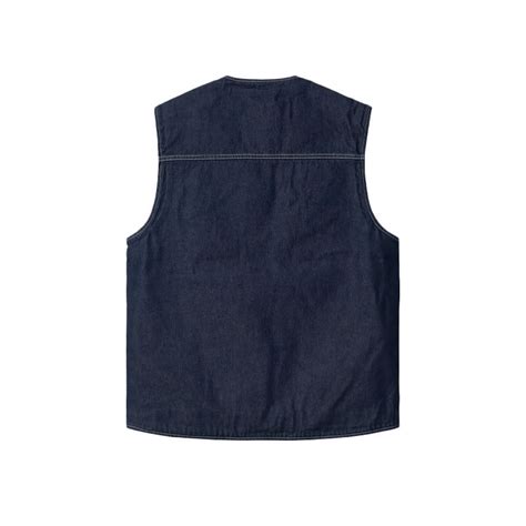 Carhartt Wip Chore Vest Blue One Wash Theroom