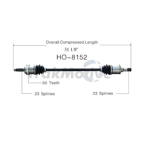 Trakmotive Rear Right Left Cv Axle Shafts Set Of For Honda Cr V