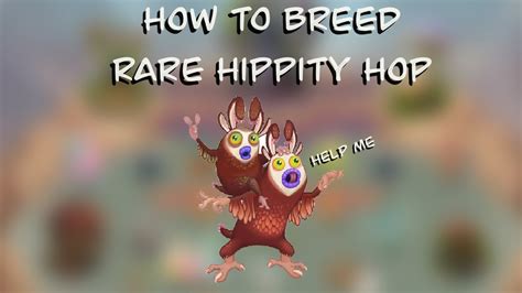 How To Breed Rare Hippity Hop My Singing Monsters YouTube