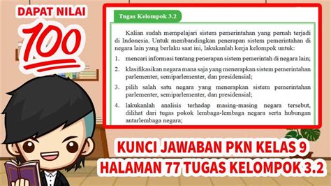 Soal And Kunci Jawaban Ppkn Kelas 9 Smp Halaman 77 Kurikulum 2013