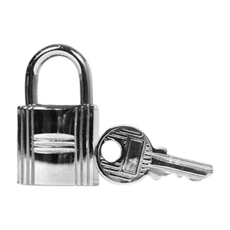 Hermes Palladium Cadena Lock And Key Set 100 At 1stdibs Hermes Lock