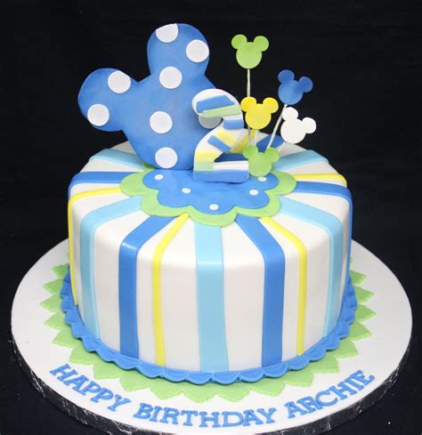 Baby Mickey Mouse 1st Birthday Cake 1st Birthday Ideas