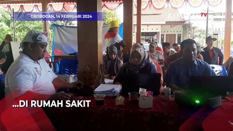 Sempat Bertugas Pakai Kursi Roda Anggota KPPS Di Grobogan Berakhir