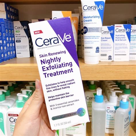 Cerave Skin Renewing Nightly Exfoliating Treatment 50ml Shopee Singapore