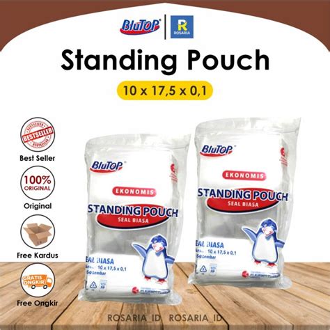 Standing Pouch X Plastik Stp Blutop Double Seal Lazada Indonesia