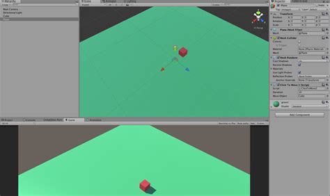 Unity 3d Tutorials Click To Move 3d Object Using Lerp Unity C