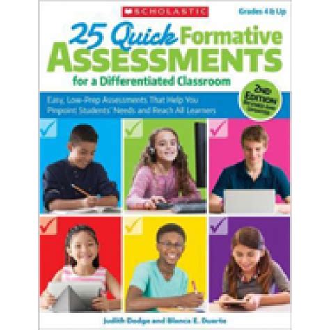 25 Quick Formative Assessments For A Differentiated Classroom Easy