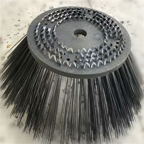 600mm Dia Steelwire Side Broom Kubota Recycled Street Sweeper Brushes