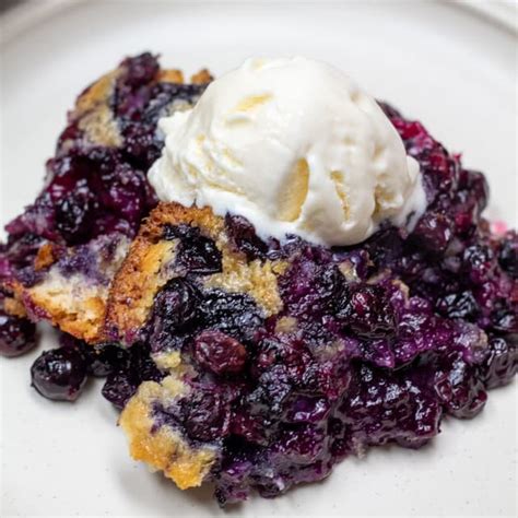 Bisquick Blueberry Cobbler Punchfork