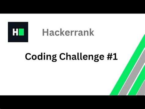 Hackerrank Coding Challenge 1 Coding Skills Software Java YouTube