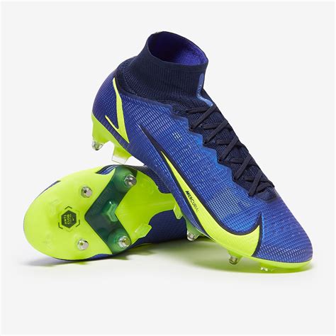 Nike Mercurial Superfly Viii Elite Sg Pro Ac Sapphire Volt Blue Void