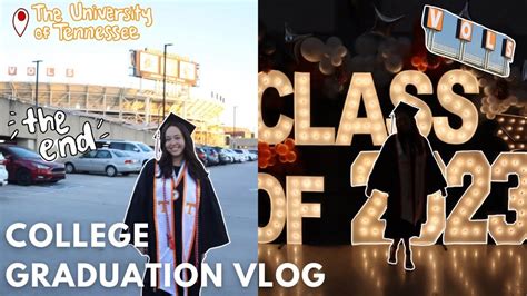 College Graduation Vlog 2023 Grwm Ceremony At The University Of