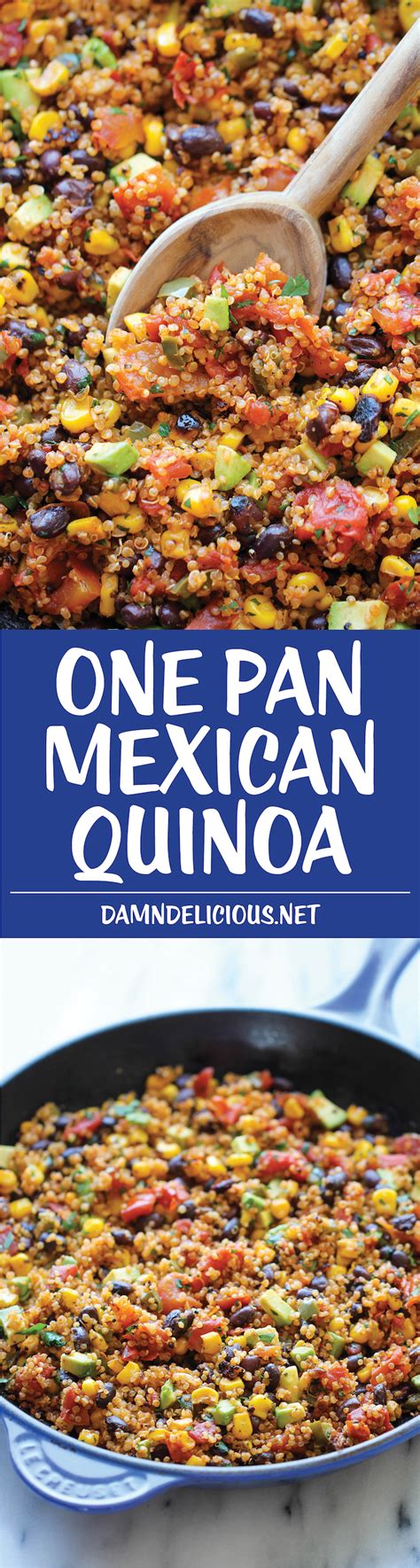 One Pan Mexican Quinoa Damn Delicious