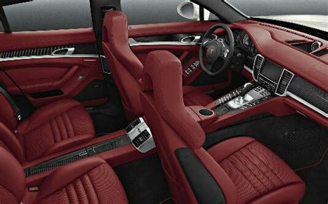 Porsche Panamera red interior in 2022 | Porsche, Porsche panamera ...