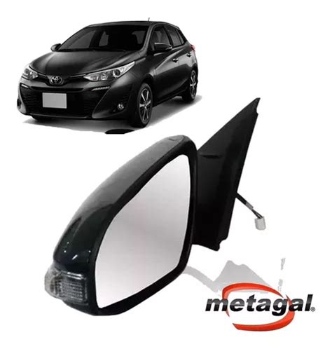 Retrovisor Yaris Retr Til Pisca Original Esq