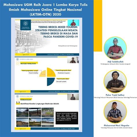 Mahasiswa PW UGM Raih Juara 1 Lomba Karya Tulis Ilmiah Mahasiswa Online